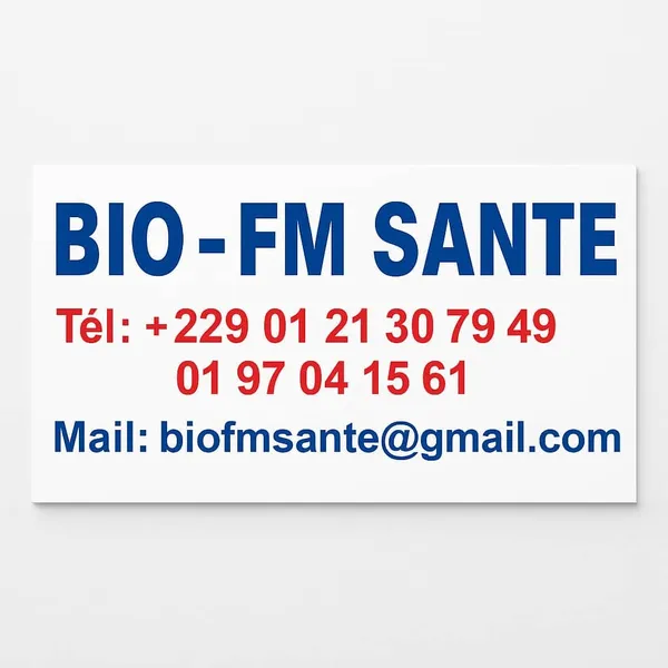 Plaque BIO-FM Santé